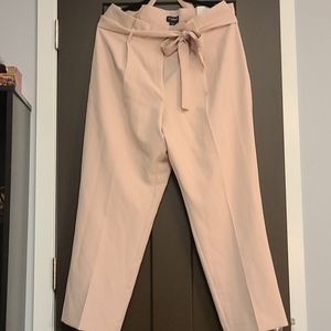 Pale Pink Ankle Pants